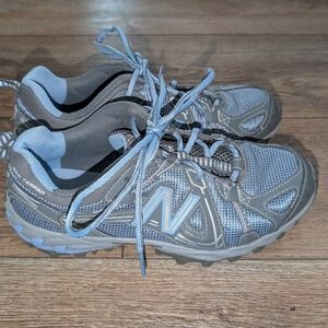 New Balance Gray and Blue Trail Running Shoes